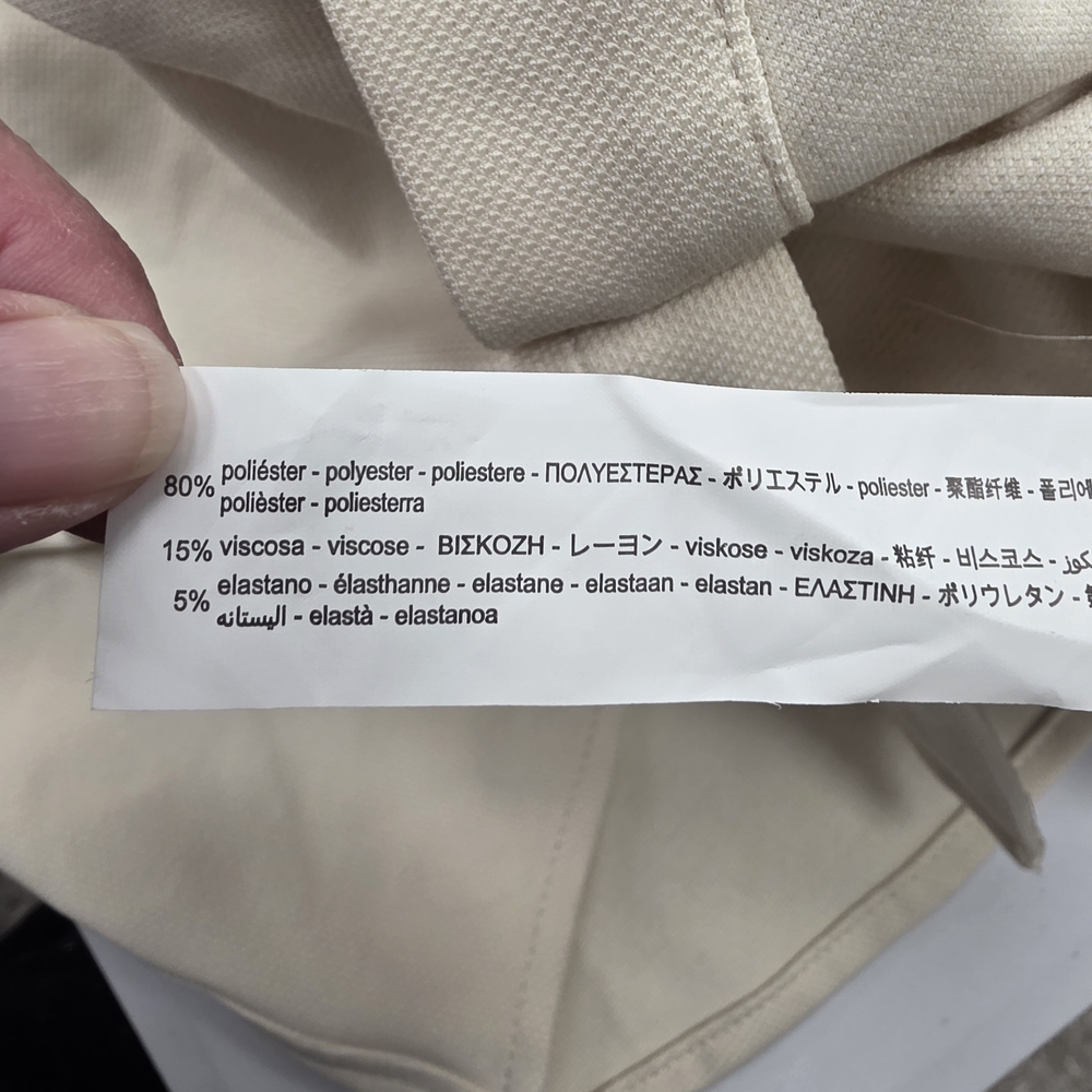 Zara Cream Casual Button Down Shirt - Picture 9 of 9